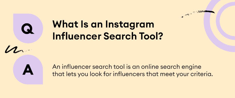 what is an instagram influencer search tool