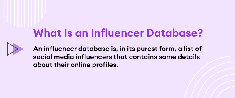What Is an Influencer Database
