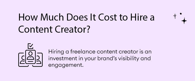 How Much Does It Cost to Hire a Content Creator?