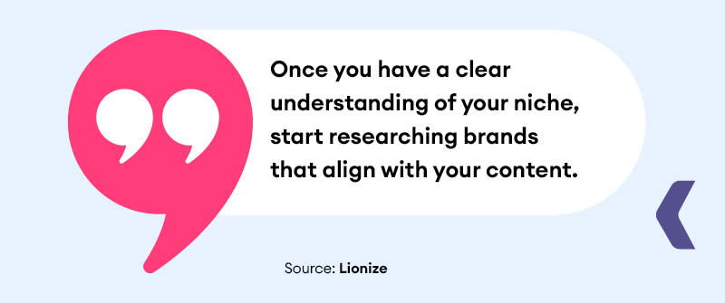 Researching Brands That Align with Your Niche